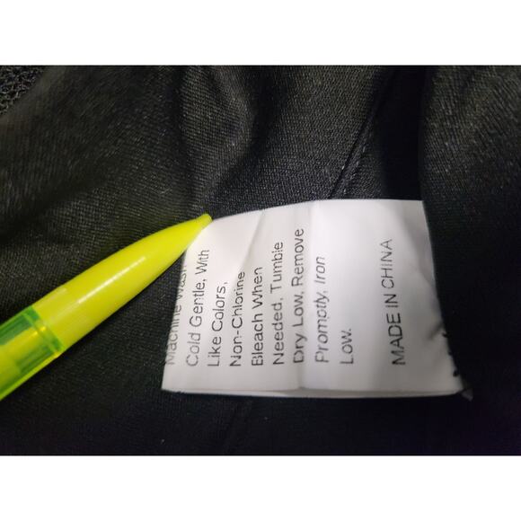 Shein Curve Black Formal Jumpsuit Women's 4X NWOT Lace Bell Long Sleeve - Picture 4 of 8